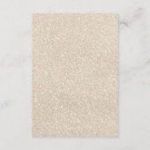 Pearls & Prosecco Bridal Recipe Black Bow Begleitkarte (Rückseite)