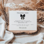 Pearls & Prosecco Bridal Shower Dankeskarte