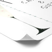 Pearls Prosecco Cards Brautparty Poster (Ecke)