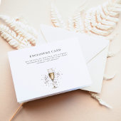 Pearls & Prosecco Custom Brautparty Begleitkarte