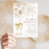 Pearls Prosecco Einladung