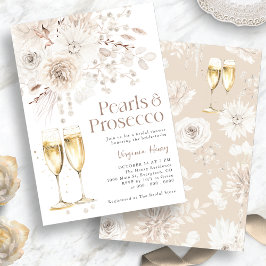 Pearls Prosecco Einladung