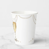 Pearls Prosecco elegantes Brautparty vielen Dank Pappbecher (Links)