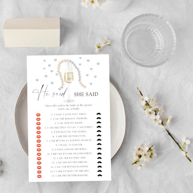 Pearls & Prosecco - Er sagte, sie sagte Brautparty (Von Creator hochgeladen)