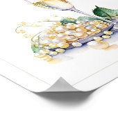 Pearls & Prosecco Guessing Brautparty Poster (Ecke)