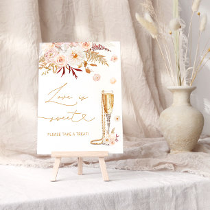 Pearls & Prosecco Liebe ist süß Poster