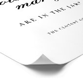 Pearls Prosecco schätzen, wie viele Brautparty-Zei Poster (Ecke)