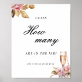 Pearls Prosecco schätzen, wie viele Brautparty-Zei Poster (Vorne)