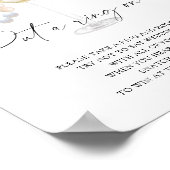 Pearls & Prosecco - Setzen Sie einen Ring auf das  Poster (Ecke)