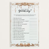 Pearls Prosecco Was hat das Groom Say Game gemacht