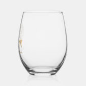 Pearls Prosecco Weinglas Ohne Stiel (Links)