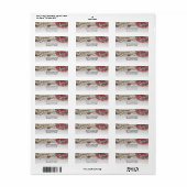 Pearls & Red Valentine Liebe Jewels Einladung (Vorne)