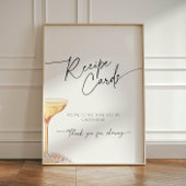 Pearls ruccoli Recipe und Prosecco Brautparty Sockelschild