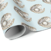 Pearls Shell Birthday  Geschenkpapier (Rolleneckpunkt)
