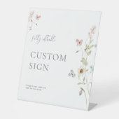 Pearls und Prosecco Brautparty Custom Sign Sockelschild (Vorderseite)