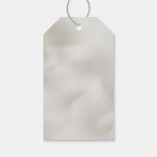 Pearls White Luxe Geschenkanhänger (Rückseite)