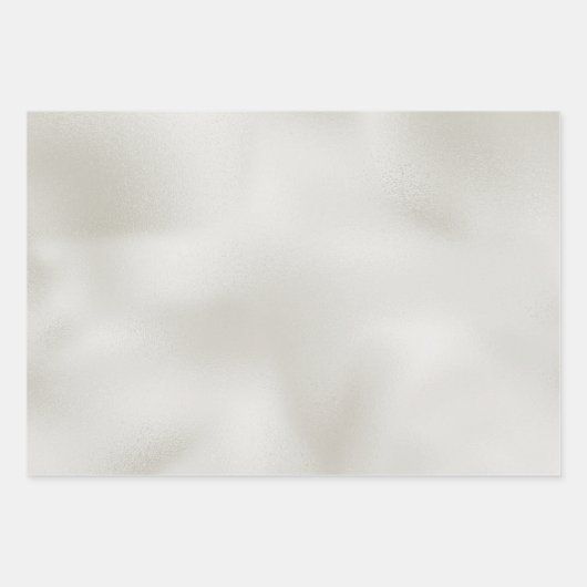 Pearls White Luxe Geschenkpapier Set (Vorderseite 2)