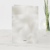 Pearls White Luxe Wedding Karte (Rückseite)