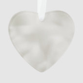 Pearls White Luxe Wedding Ornament (Rückseite)