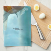 Pearlscale Goldfisch-Fische Geschirrtuch (Viertel Falte)