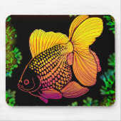 Pearlscale Goldfisch Mousepad (Vorne)