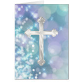Pearly Cross mit Blue Sparkle (Vorne)