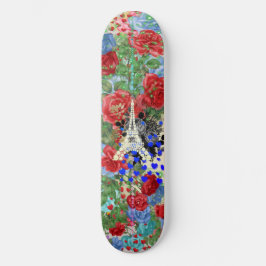 Pearly Eiffel Tower Skateboard