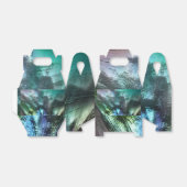 Pearly rock Textur in blauem Zyan bis silvery grau Geschenkschachtel (Ungefaltet)