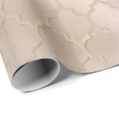 Pearly Titanium Ivory Quarzglas Shiny Glam Geschenkpapier (Rolleneckpunkt)