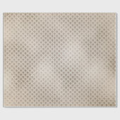 Pearly Titanium Ivory Seashells Art Deco Glass Geschenkpapier (Flach)