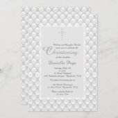 Pearly White Einladung (Vorne/Hinten)