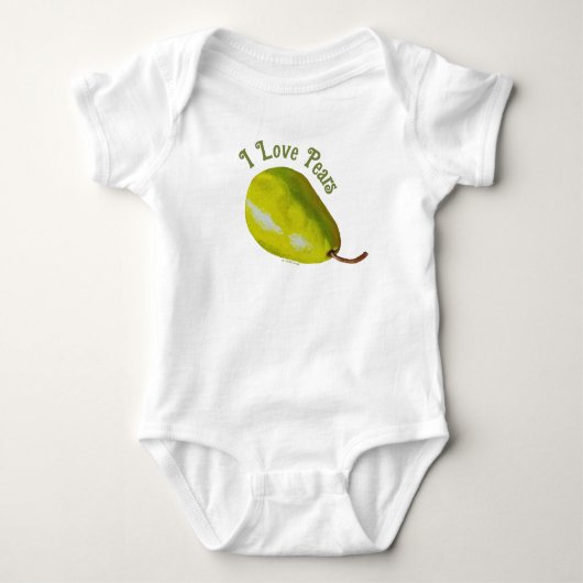 Pears Baby Bodysuit Baby Strampler (Vorderseite)