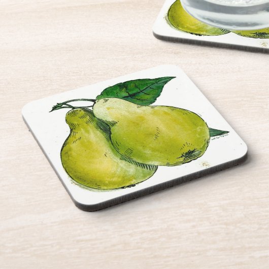 Pears Cork Untersetzer (Linke Seite)