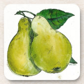 Pears Cork Untersetzer (Vorderseite)