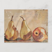Pears Mixed Media Postkarte (Vorderseite)