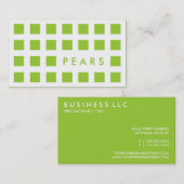 PEARS (Mod-Quadrate) Visitenkarte (Vorne/Hinten)