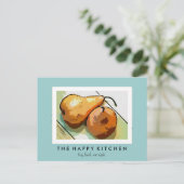 Pears Pair Postkarte (Stehend Vorderseite)