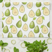 Pears Pattern Geschirrtuch (Gefaltet)