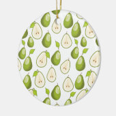 Pears Pattern Keramik Ornament (Links)
