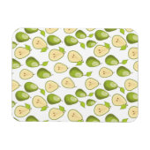Pears Pattern Magnet (Horizontal)