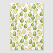 Pears Pattern Magnetkarte (Vorderseite)