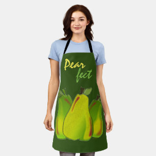 PEARS Perfekte Handgezeichnete Kunst Schürze