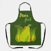 PEARS Perfekte Handgezeichnete Kunst Schürze (Vorderseite)