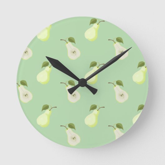 pears runde wanduhr (Vorderseite)