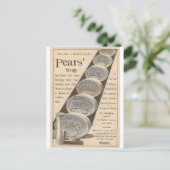 Pears' Seife Postkarte (Stehend Vorderseite)