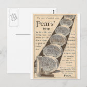 Pears' Seife Postkarte (Vorne/Hinten)