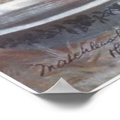 Pears Soap Girl Waschen Hund Poster (Ecke)