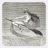 Pears Soap Hexe Quadratischer Aufkleber (Vorderseite)