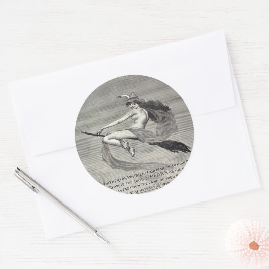 Pears Soap Hexe Runder Aufkleber (Umschlag)