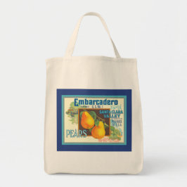 PEARS VINTAGE CRATE ART TOTE BAG TRAGETASCHE